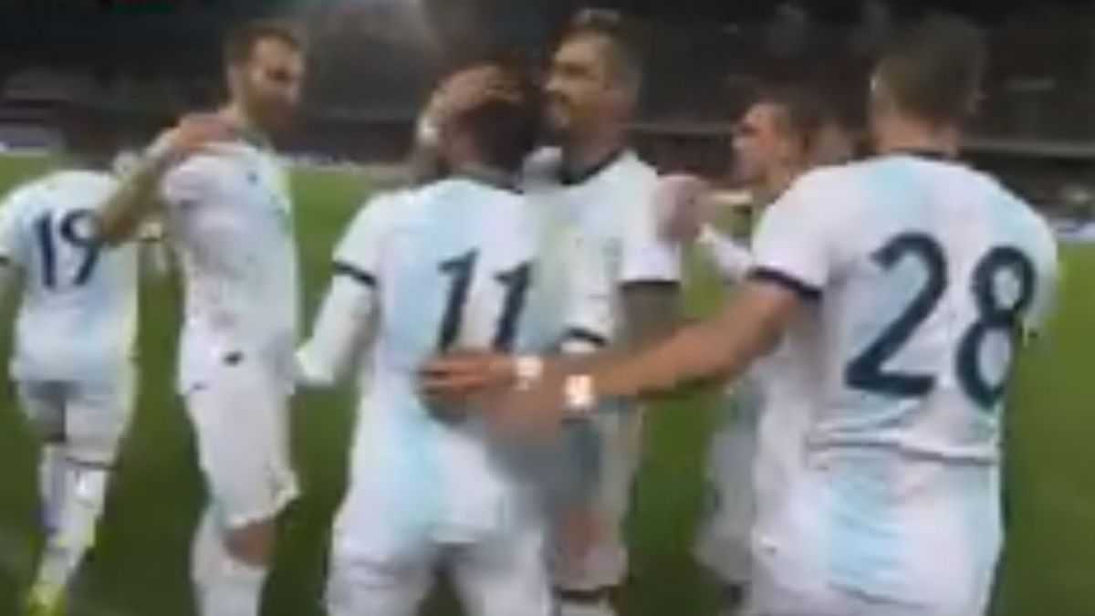altText(En otra patética presentación, Argentina venció a Marruecos con un gol sobre el final)}