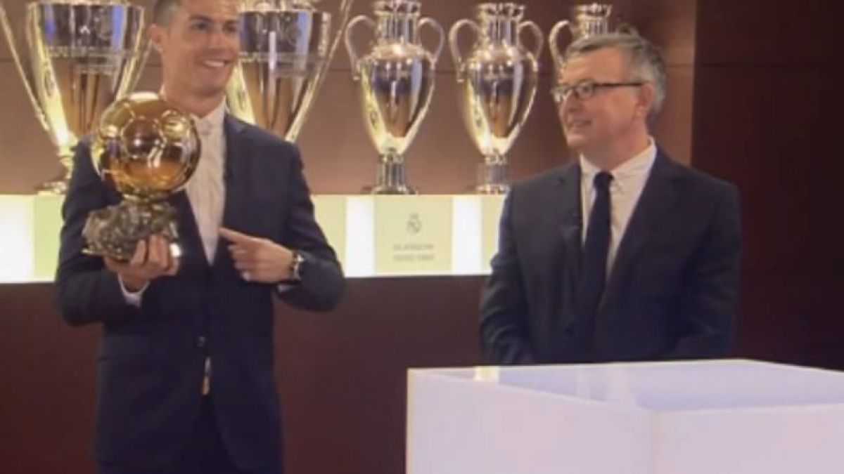 altText(Cristiano Ronaldo se quedó con el Balón de Oro)}
