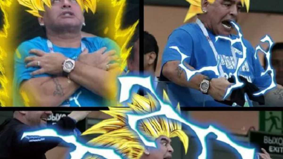 altText(Festival de memes con los gestos de Maradona)}
