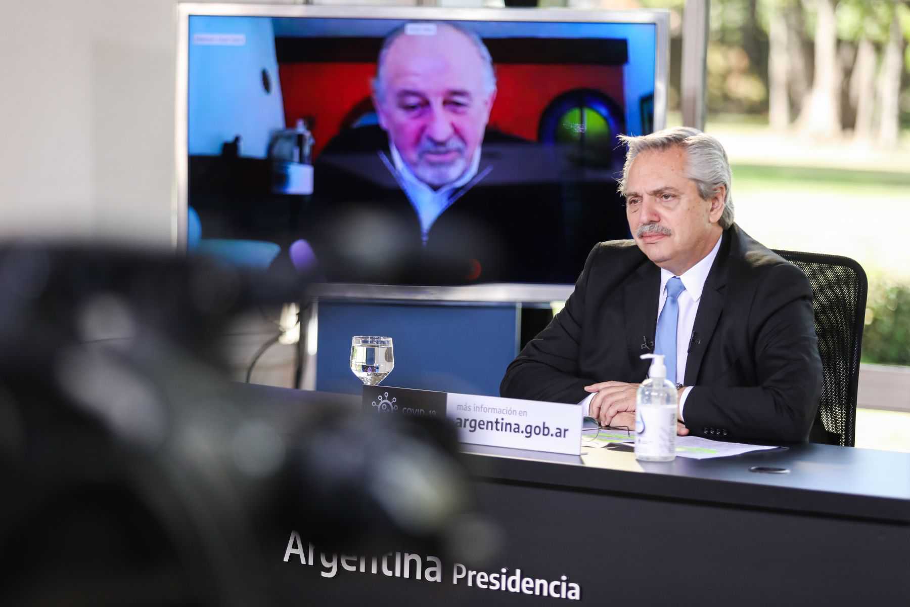 <p>Alberto Fernández adelantó que anunciará un plan de 60 medidas para la reactivación económica post pandemia de coronavirus.</p> (Foto de presidencia)