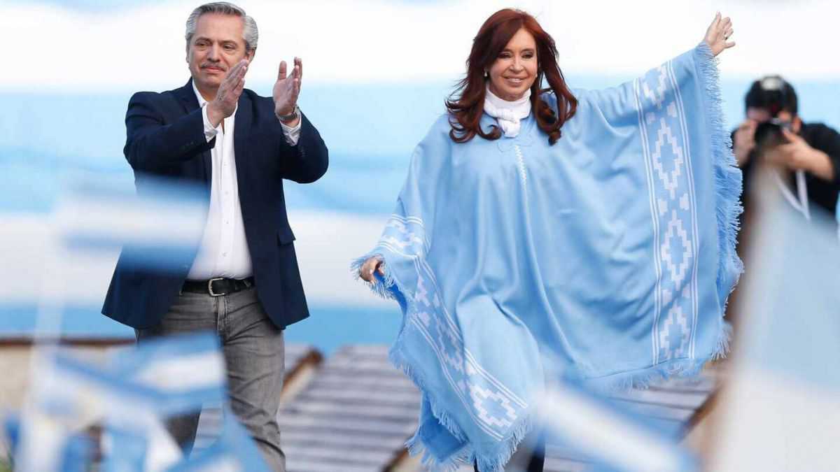 <p>Alberto Fern�ndez y Cristina Fern�ndez de Kirchner en 2019</p> (T�lam)