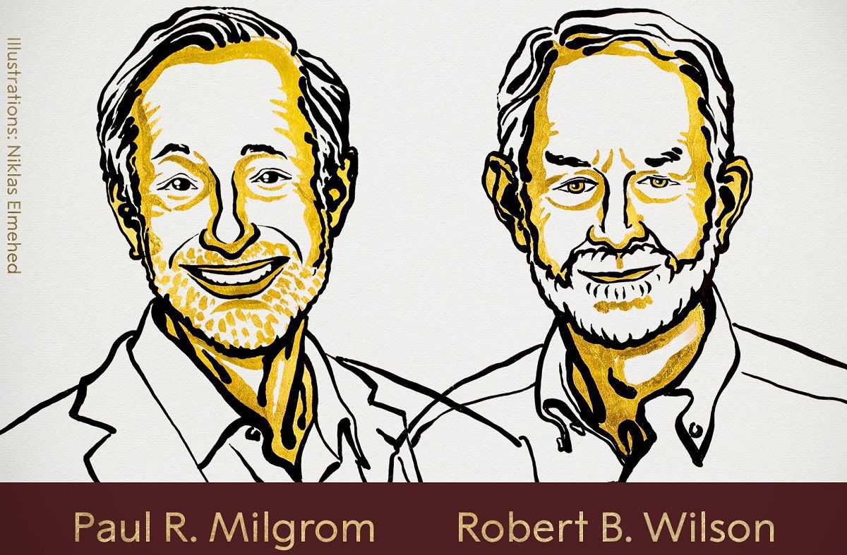 <p>El Premio Nobel de Economía fue otorgado a los estadounidenses Paul Milgrom y Robert Wilson. (Foto: Twitter @NobelPrize)</p>