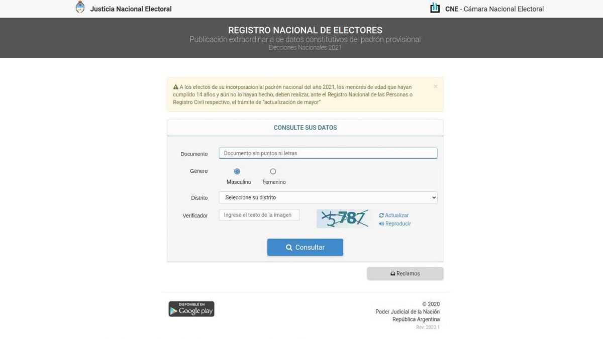 altText(Elecciones 2021: el padrón electoral provisorio está online)}