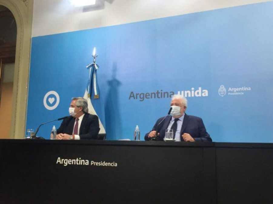  <p>Alberto Fernández pidió la renuncia de Ginés González García</p> (Ámbito)