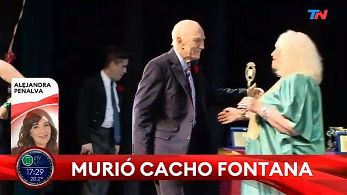  <p>Cacho Fontana y su falsa muerte</p> 
