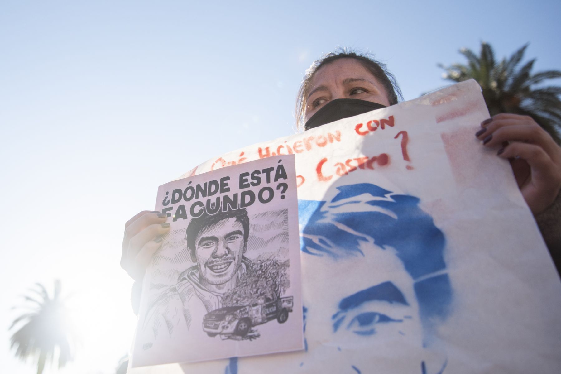 <p>Cristina Castro a un año de la desaparición de Facundo Castro.</p><p>Crédito: Agustina Salinas- Revista Cítrica</p>