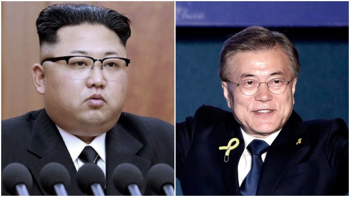 <p>Kim Jong-un - Moon Jae-in</p>