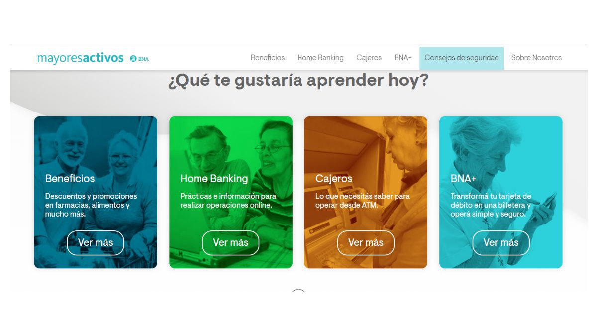 altText(Inclusión digital: el Banco Nación lanzó una web para jubilados)}