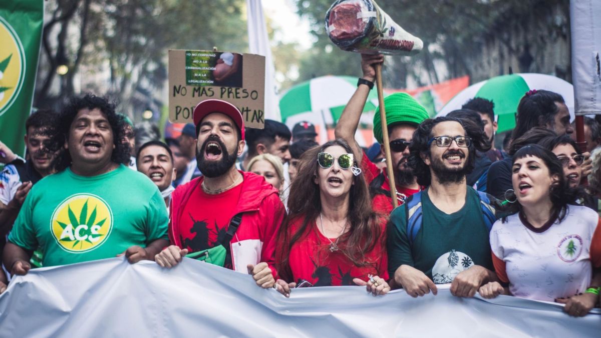 Marcha Mundial de la Marihuana - Foto: Roc�o Bao