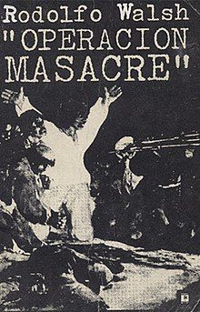 Portada de Operación Masacre, publicada por primera vez en 1957.