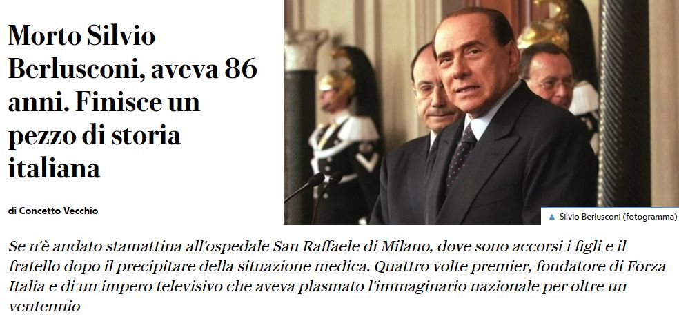 Diario italiano La Repubblica.