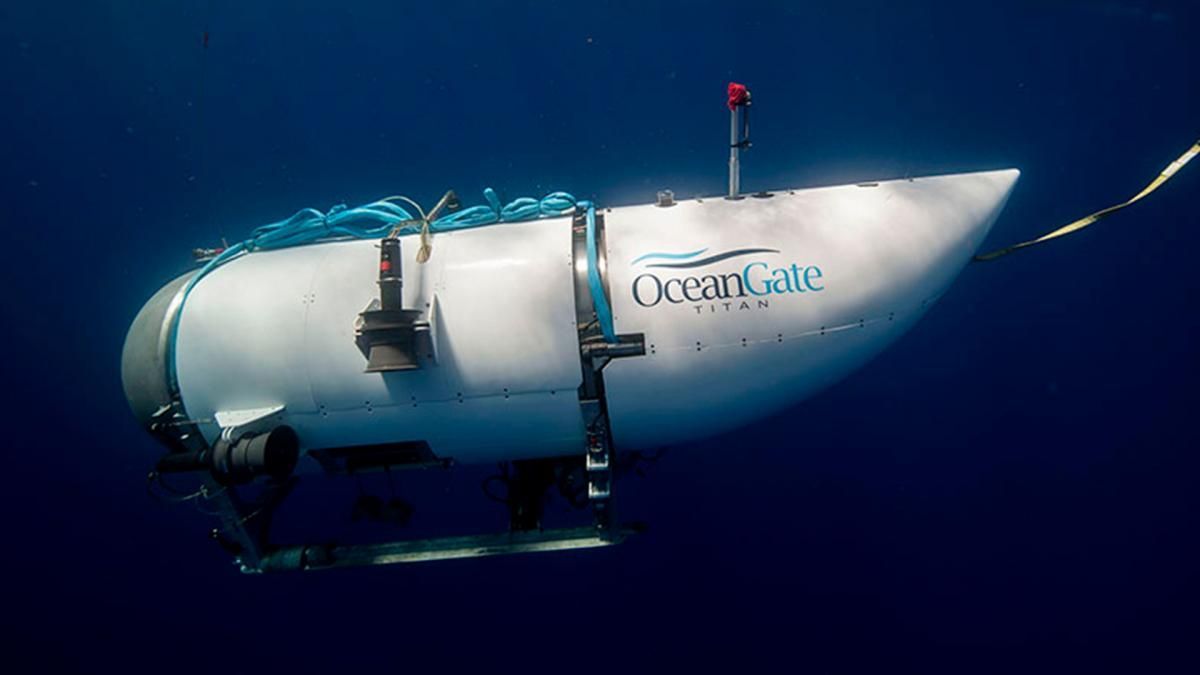 altText(Desapareció un submarino con turistas que exploraba los restos del Titanic)}